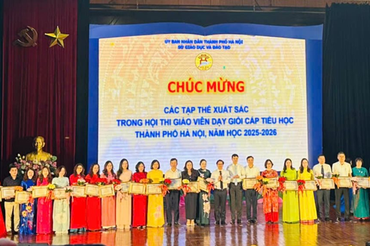 Phường Cầu Giấy đạt thành tích xuất sắc tại Hội thi giáo viên dạy giỏi cấp tiểu học năm học 2025-2026