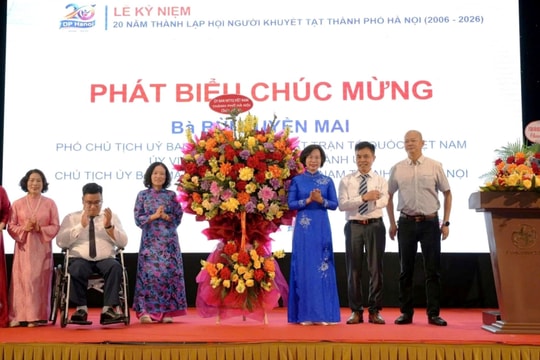 Kỷ niệm 20 năm thành lập Hội người khuyết tật thành phố Hà Nội