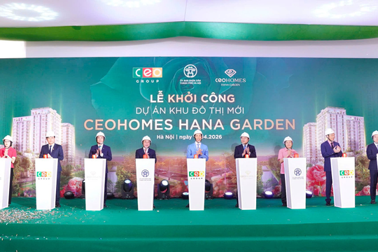 CEO Group khởi công Khu đô thị mới quy mô hơn 20ha tại phía Bắc Thủ đô