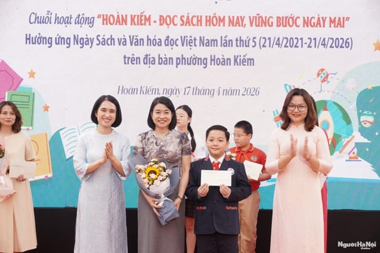 Hoàn Kiếm – “Đọc sách hôm nay, vững bước ngày mai”: Khơi dậy khát vọng từ những trang sách
