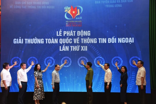 Phát động Giải thưởng toàn quốc về thông tin đối ngoại lần thứ XII