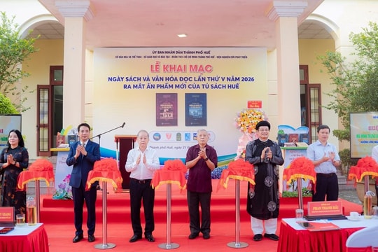 Ngày Sách và Văn hóa đọc Việt Nam tại Huế “Sách - Tri thức - Khát vọng phát triển đất nước”