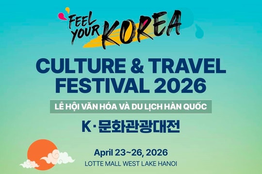 Lễ hội Văn hóa và Du lịch Hàn Quốc 2026 chuẩn bị diễn ra tại Hà Nội