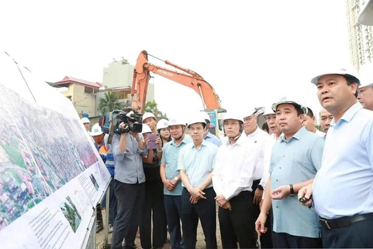 Phường Cầu Giấy: Nhân dân đồng thuận, công tác giải phóng mặt bằng đường Vành đai 2,5 sắp về đích