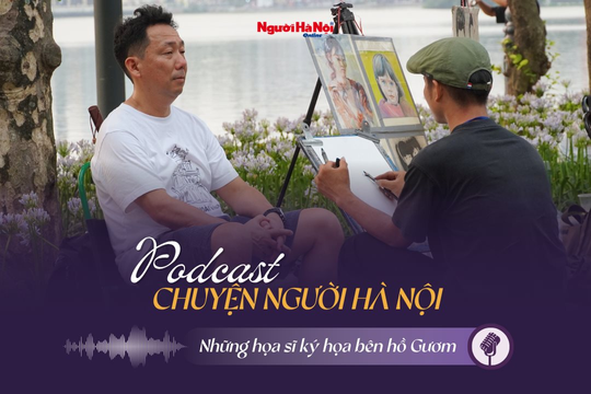 [Podcast] Những họa sĩ ký họa bên hồ Gươm