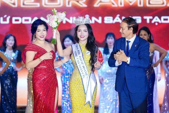 Vũ Thị Oanh đăng quang Hoa hậu Đại sứ Doanh nhân Sáng tạo Toàn cầu 2026