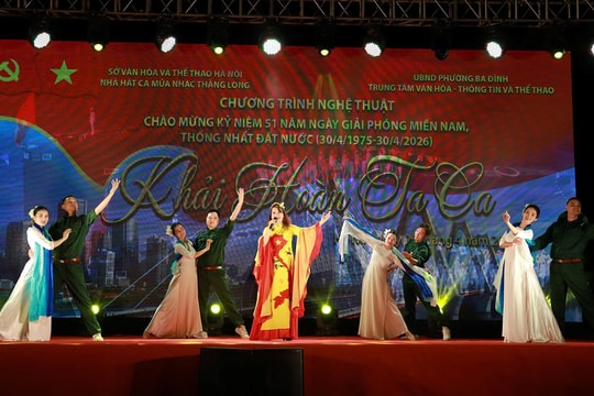 Chương trình nghệ thuật “Khải hoàn ta ca” khơi dậy niềm tự hào dân tộc