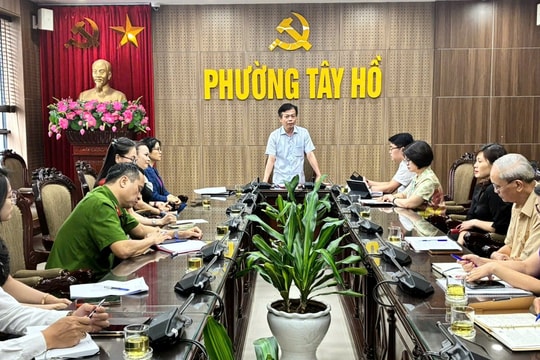 Phường Tây Hồ sẵn sàng cho vòng chung khảo Hội thi Báo cáo viên giỏi năm 2026