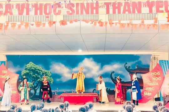 Đưa cải lương đến trường học, lan tỏa tình yêu nghệ thuật truyền thống