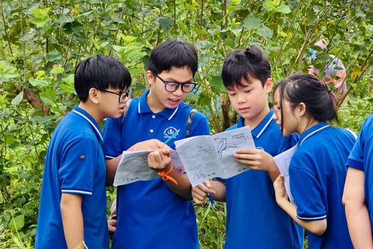 Học sinh THCS Chương Dương trải nghiệm học tập tại rừng Bờ Vở: Khi thiên nhiên là cuốn sách giáo khoa sinh động nhất