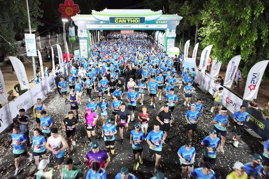 Hơn 10.000 vận động viên tham gia Giải chạy VnExpress Marathon Cần Thơ 2026