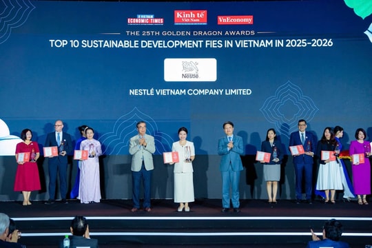 Nestlé Việt Nam được vinh danh tại Giải thưởng Rồng Vàng lần thứ 25