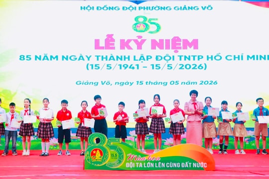 Phường Giảng Võ: Công tác Đội và phong trào thiếu nhi được triển khai với nhiều đổi mới, sáng tạo