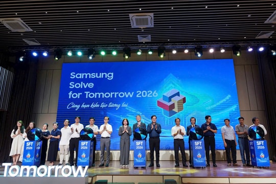 Tiếp tục phát động cuộc thi Samsung Solve for Tomorrow 2026 tới học sinh THCS, THPT tại khu vực miền Trung