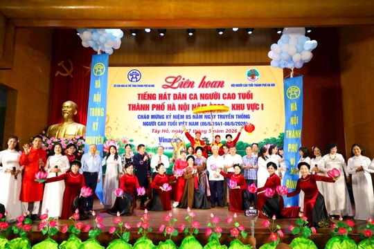 Tiếng hát dân ca Người cao tuổi Hà Nội 2026: Tôn vinh giá trị văn hóa truyền thống