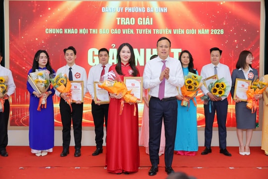 Phường Ba Đình: Lan tỏa tinh thần nghị quyết của Đảng từ cơ sở