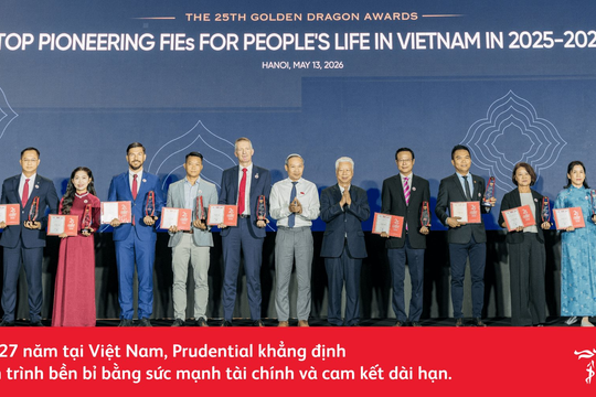 Prudential Việt Nam: Gần ba thập kỷ kiến tạo giá trị bền vững