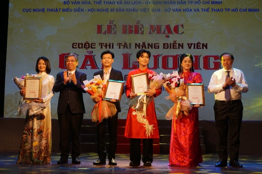 Trao 4 giải Nhất tại cuộc thi Tài năng diễn viên Cải lương toàn quốc 2026