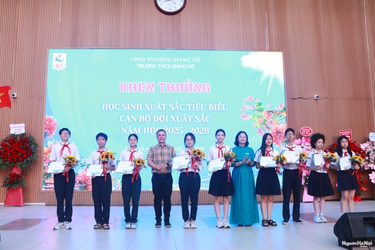 Trường THCS Giảng Võ đạt nhiều thành tích nổi bật năm học 2025 - 2026