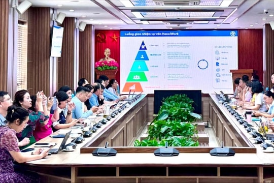 Đảng ủy phường Tây Hồ đẩy mạnh chuyển đổi số, vận hành hiệu quả nền tảng số HanoiWork