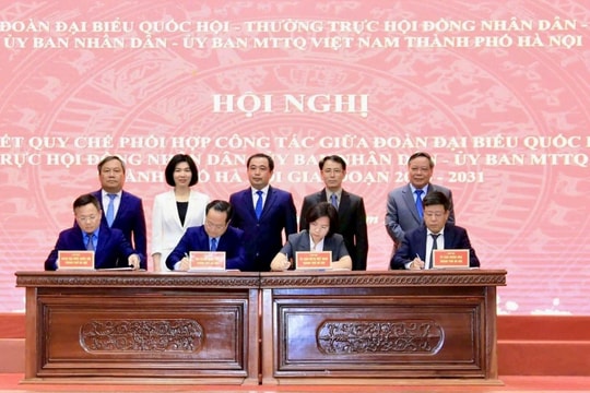 Dấu ấn Hà Nội trong tổ chức bộ máy các cấp theo 4 trục của hệ thống chính trị