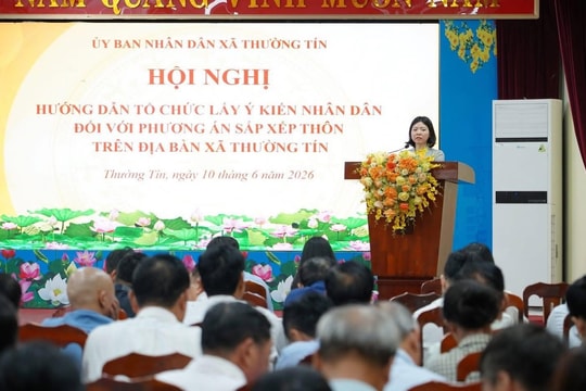 Xã Thường Tín dự kiến còn 21 thôn sau sắp xếp