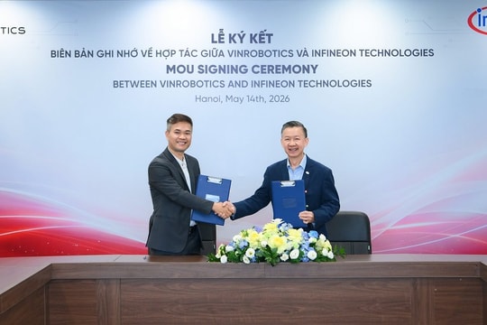 VinRobotics hợp tác cùng Infineon, phát triển công nghệ lõi cho người máy thế hệ mời