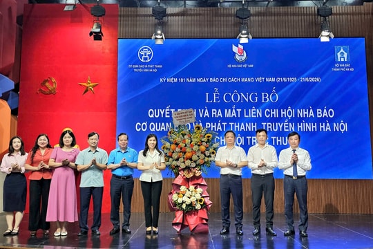 Ra mắt Liên Chi hội Nhà báo Cơ quan Báo và Phát thanh, Truyền hình Hà Nội