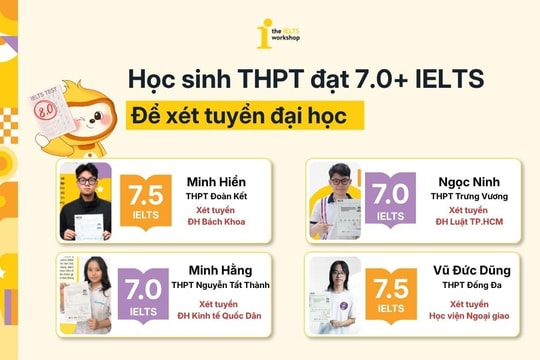 Sở hữu IELTS từ sớm giúp sĩ tử mở rộng cơ hội vào đại học