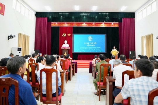Xã Hồng Vân phổ biến Luật Thủ đô năm 2026 tới cán bộ, Nhân dân