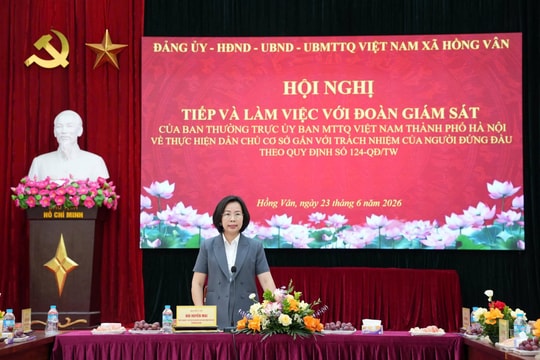 Xã Hồng Vân gắn việc thực hiện dân chủ ở cơ sở với trách nhiệm người đứng đầu