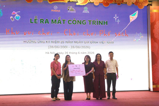 Thêm một không gian vui chơi cho trẻ tại Phố Sách Hà Nội
