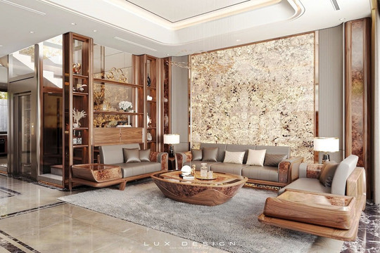 Gỗ óc chó và xu hướng Quiet Luxury trong thiết kế nội thất 2026