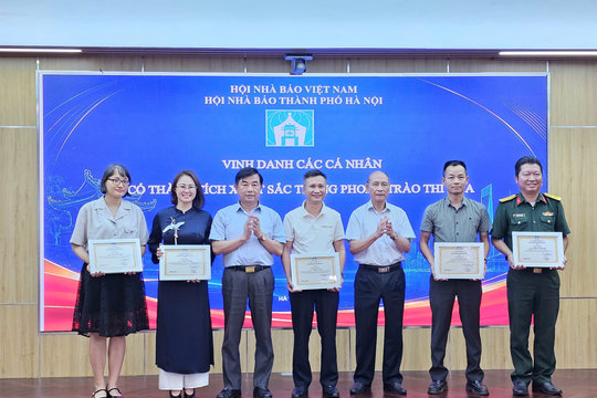 Hội Nhà báo TP Hà Nội sơ kết 6 tháng đầu năm 2026: Tạp chí Người Hà Nội đoạt 2 Giải Báo chí Ngô Tất Tố