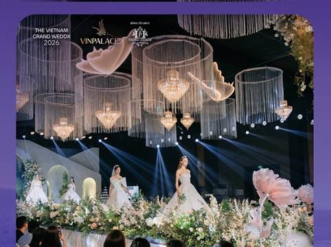 The Vietnam Grand WeddX 2026 khiến cả thị trường cưới sôi sục trước giờ G