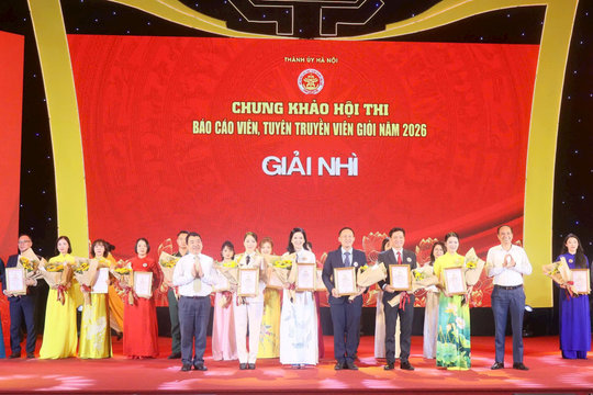 Thí sinh phường Tây Hồ tham gia Hội thi Báo cáo viên, tuyên truyền viên giỏi năm 2026 khu vực I