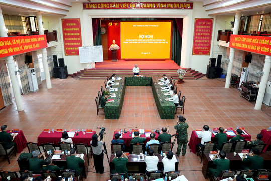 Phường Sơn Tây diễn tập tác chiến trong khu vực phòng thủ năm 2026