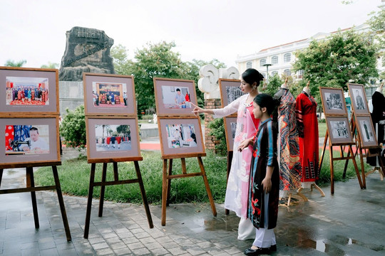 Triển lãm và trình diễn “Tri thức may, mặc áo dài Huế”, tôn vinh Di sản văn hóa phi vật thể Quốc gia