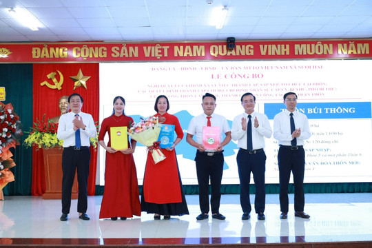 Xã Suối Hai thành lập thôn mới tạo tiền đề phát triển nhanh, bền vững