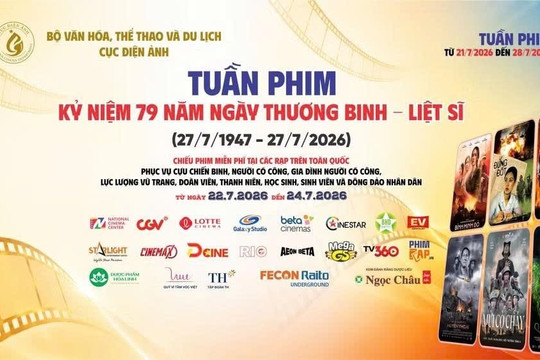 Tuần phim kỷ niệm 79 năm Ngày Thương binh - Liệt sĩ