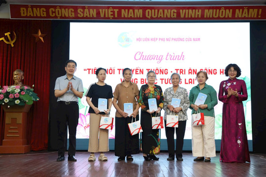 Phụ nữ phường Cửa Nam: trọn vẹn nghĩa tình, lan tỏa đạo lý "uống nước nhớ nguồn"