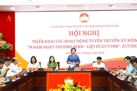 Uỷ ban MTTQ Việt Nam TP Hà Nội: P hát động đợt sinh hoạt chính trị sâu rộng dịp 27/7