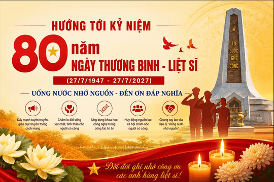 Bồi đắp, lan tỏa văn hóa tri ân hướng tới 80 năm Ngày Thương binh - Liệt sĩ