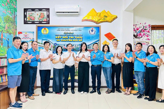 Phường Bồ Đề ra mắt mô hình "Không gian văn hoá công đoàn": Kết nối tri thức, lan toả văn hoá đọc