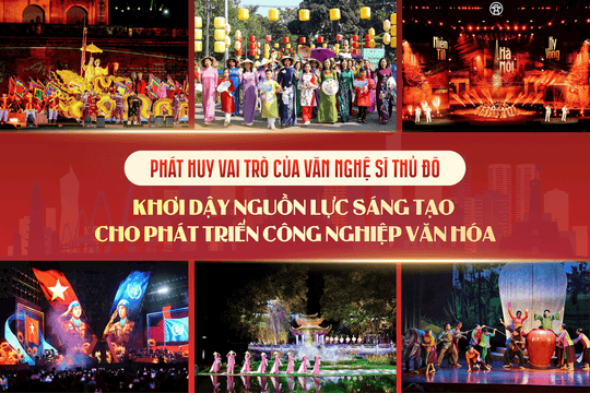 Phát huy vai trò của văn nghệ sĩ Thủ đô: Khơi dậy nguồn lực sáng tạo cho phát triển công nghiệp văn hóa