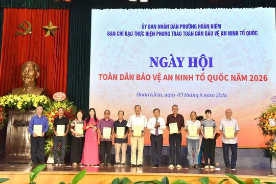 Phường Hoàn Kiếm phát huy sức mạnh toàn dân, xây dựng thế trận an ninh nhân dân ngày càng vững chắc