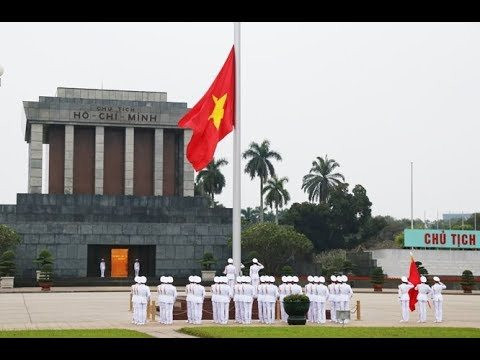 Tự hào lễ thượng cờ và hạ cờ tại Quảng trường Ba Đình lịch sử