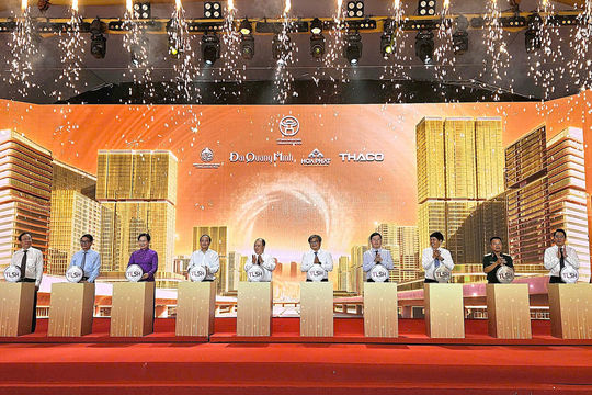 Hà Nội khởi công khu đô thị đa mục tiêu: Từng bước đưa sông Hồng thành trục cảnh quan sinh thái của Thủ đô