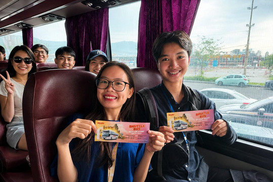Sun World Ba Na Hills bố trí xe bus miễn phí đón khách từ Đà Nẵng