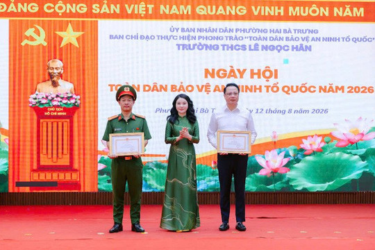 Phường Hai Bà Trưng đẩy mạnh phong trào toàn dân bảo vệ an ninh Tổ quốc trong các cơ sở giáo dục